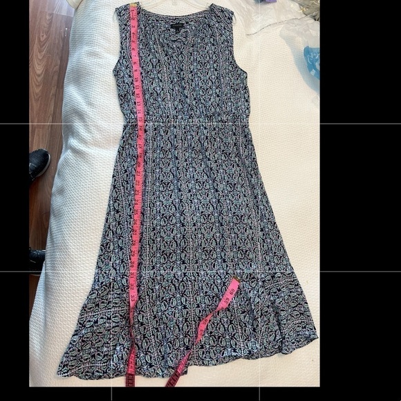 Talbots Blue Paisley Dress - Picture 14 of 15